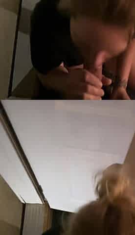 Public Hotel Sex with the Door Open Trying to get CAUGHT!