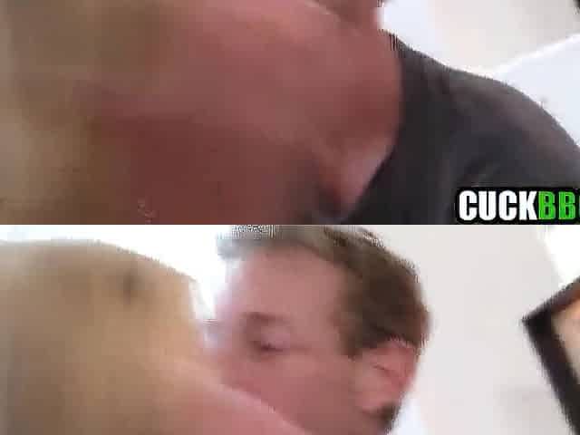 Cuckold Sharing Wife's Anal opening With Ebony Buddies