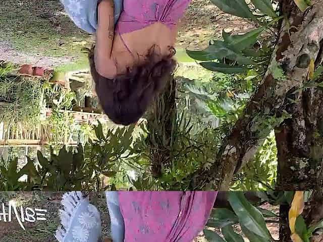 Testing the fresh gardener's pantyhose!