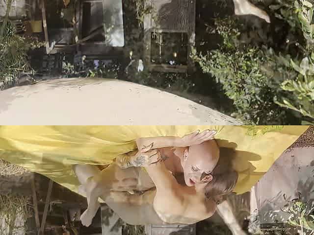 Came On Pepper Daggers Shaved Head After Fucking Her And Licking Her Feet