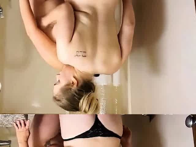 Two Young Lesbians Shower Together