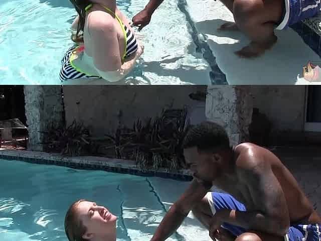 Rome Major Hotwife Deepthroat Pool Session