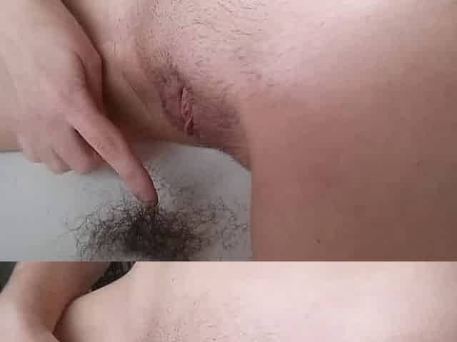 Alex Coal Shaving My Bush Creamy Pussy Cum