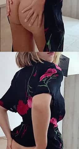 Blonde emo amateur solo masturbation