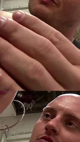 Sexy oiled MILF fucked and sprayed on her big boobs