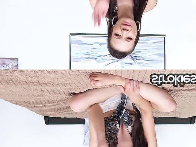 Strokies Alison Rey's Cum Shower Tugjob