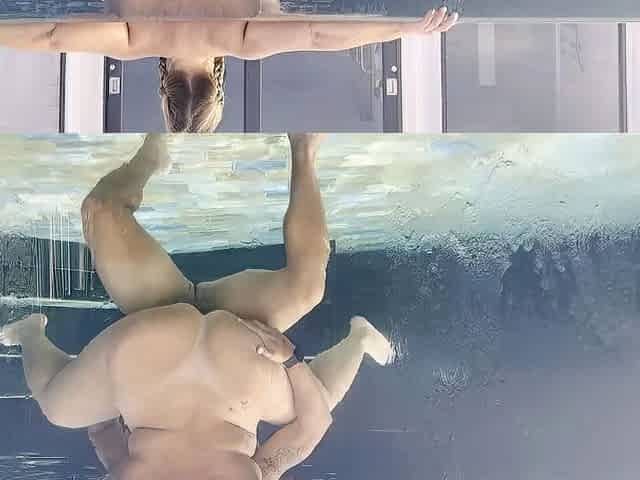 Sexy BBW MILF Fucked In The Pool