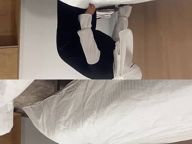An Arab Maid Seduced a Client in a Hotel Room