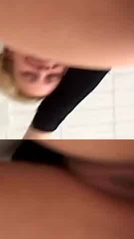 Hot Blonde Nympho Tight Ass & Pussy Stuffed Hard - BF Ravages Both Holes
