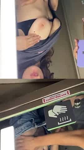 Wc toilet public young 18yo pov