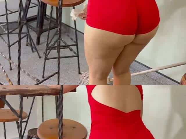 I LOVE SEEING MY STEPMOTHER'S BOOTY WHEN THIS BABE'S CLEANING