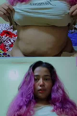 Chubby Hair Colour Big booby
