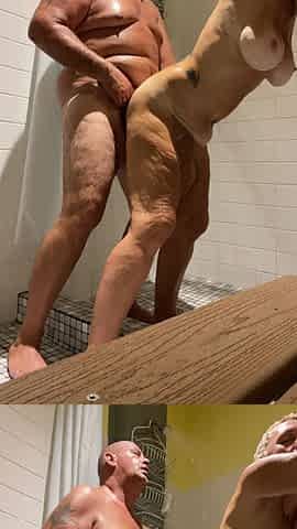 Sensual and Erotic Shower While Camping.