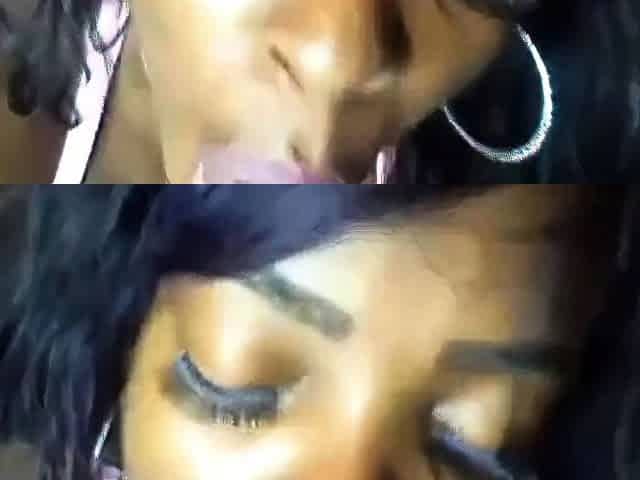 Black Amateur Fucks Monster Cock - Part 1