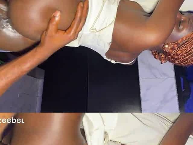 darksome skin street teen getting vagina crushed