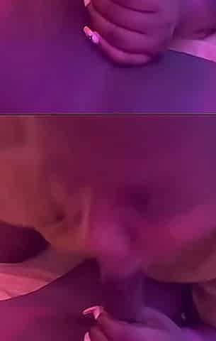 BBW Blindfold Deep Throat Blowjob