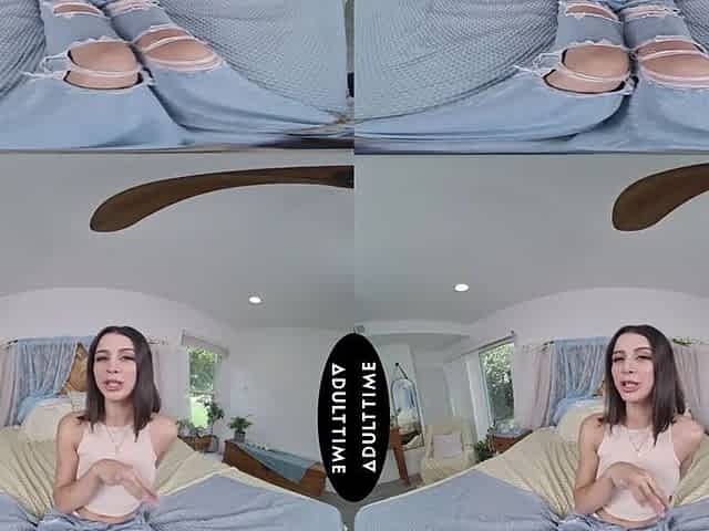 UP CLOSE VR - Beautiful Small Kylie Rocket Jerks U Off Swiftly Previous to Widening Her Legs POV