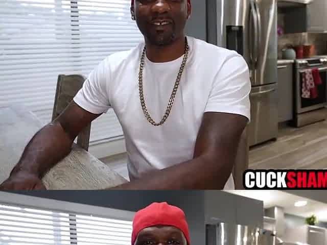 Cuckold hubby invites ebony man to screw his wife