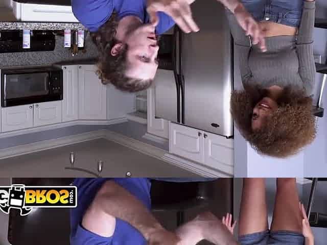 BANGBROS - Youthful Black Chick With Wild Hair (Cecilia Lion) Bangs Her Ally's Boyfriend