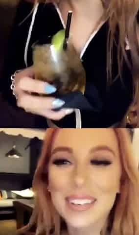Busty brunette with big boobs rides cock