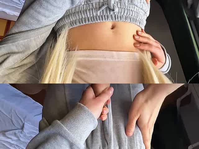 Stepsis Helps Stepbro Quickly Cum in Her Panties While Parents Are at Work