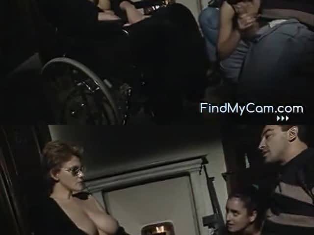 Two girlfriends playing with a stranger's cock