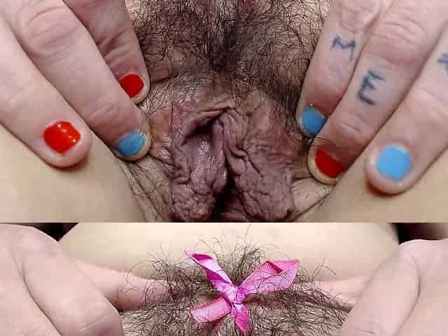 Big Sweet Pussy Lips Gape and Yank