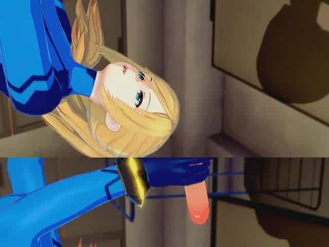 CG Anime Samus Titfuck