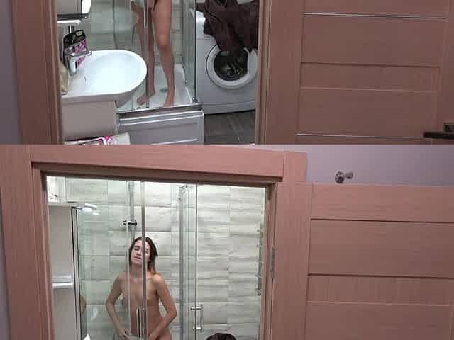My Stepdaughter on a Hot Amateur Bathroom Cam Tape