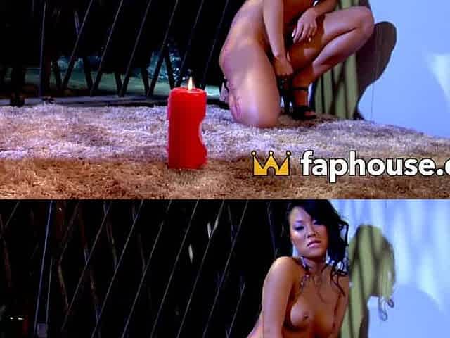 Asian pornographic star Asa Akira takes on a enormous ebony man rod in her tight fuckhole - crazy XXX!