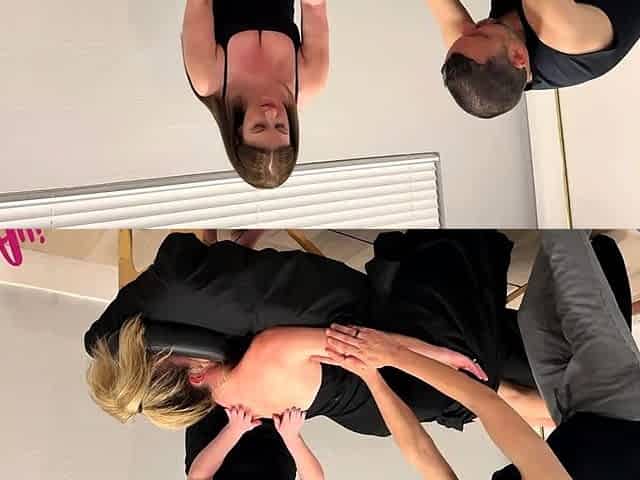 POV blowjob for big cock from blonde MILF