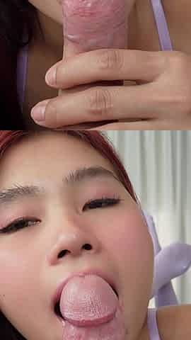 Tongue Tease to Thick Cumshot