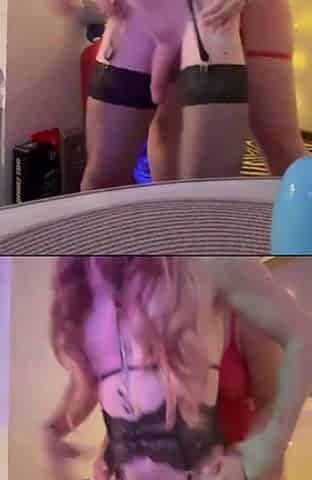 Stepmom Seduces Bitch, Hardcore Sex in the Kitchen of Big Asses