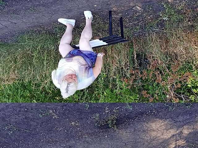 A Neighbor in the Park Undresses and Masturbates to Orgasm on a Bench