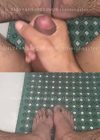 Shower Wanking + Cum Discharged !!!!