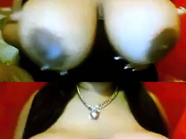 Busty Ebony BBW Plays with Sex Toy on Webcam