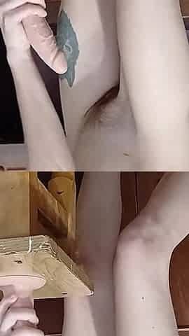 Skinny Girl with Small Ass and Tits Cums on Top