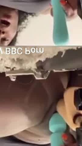 Legs Wide Open Pounding My Pussy with Fucking Machine Stimulating My Clit