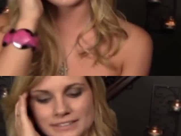 Blonde Excitedly Turned On With Gloryhole Confession With Hayden Night