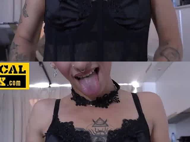 See This Slim British Sweetheart's Taut Booty Get Wrecked by Mature Dudes