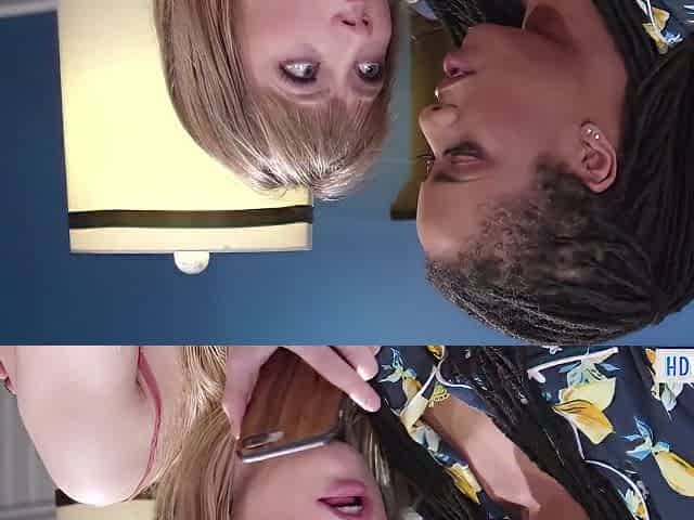 Incredible Adult Clip Scissoring Best Unique - Kira Noir And Ivy Wolfe