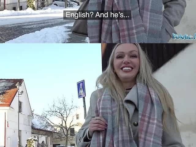 Public Agent Hawt breasty cougar housewife Amber Jayne sucks and bangs
