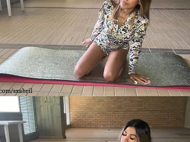 Hawt Zharick Does Outstanding Butt Teasing Yoga