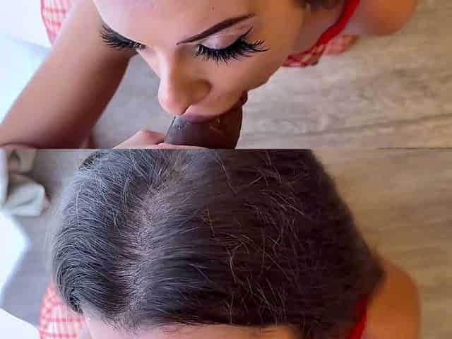 LA PETITE MARYJANE ENJOYS LIKE A SLUT WHEN SHE RIDES A BIG