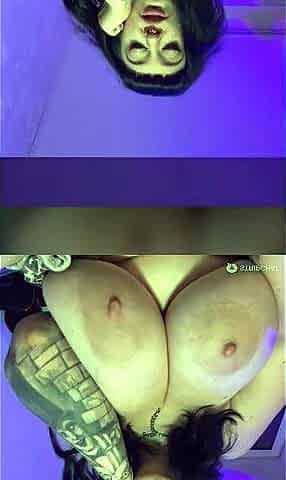 Sexy webcam brunette with big boobs