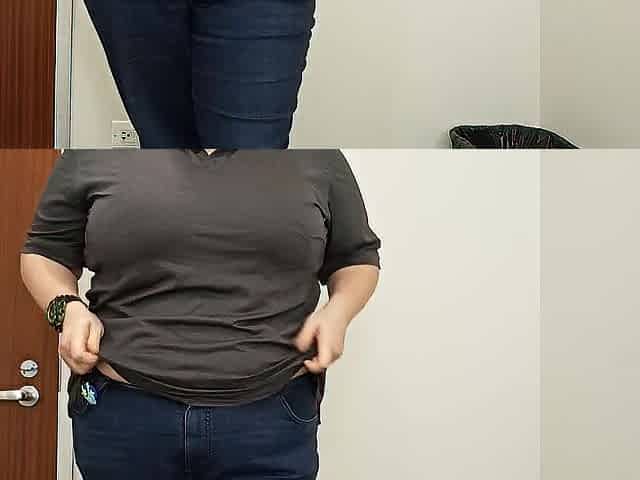 Public Bath Target: See My Butt Jiggle