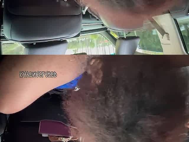 Sucking a stranger outside
