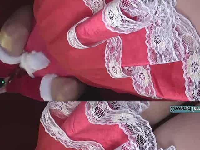 Amateur Band Beauty Vocalist, Santa Cosplay on a Holy Night. Golden Ratio Body, Creampie Recital Sex Begins! 1st