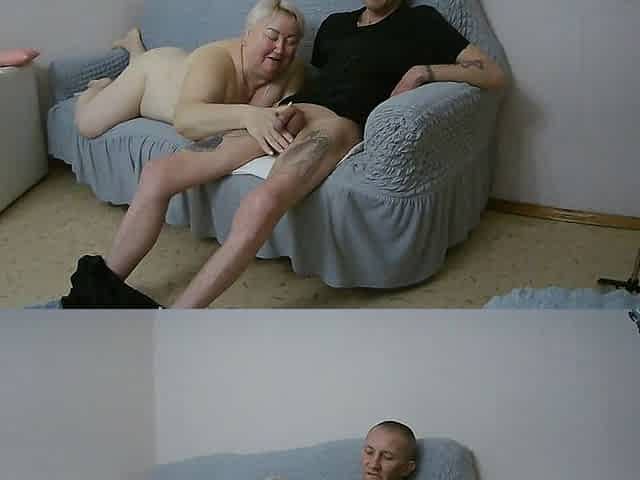 Mother-in-law Gently Fucks My Dick with Her Mouth Until I Cum