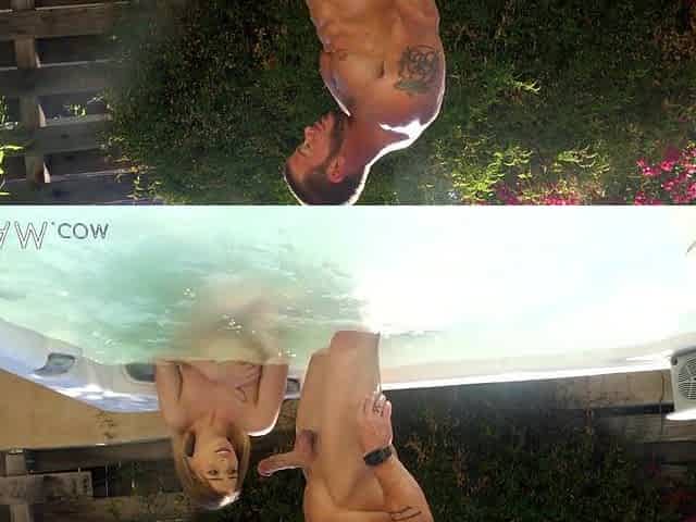 Step Sister Sydney Cole & Step Brother Bang in the Jacuzzi